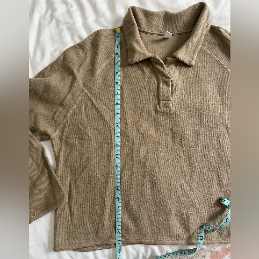 KOTN Women's Polo in Porcini Size L - Picture 6 of 7